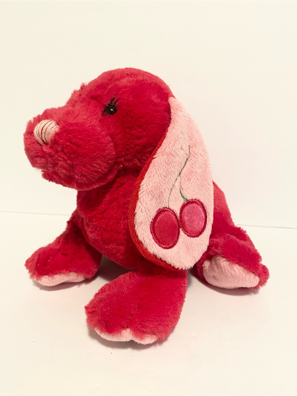 Webkinz CHERRY SODA PUP Plush Stuffed Animal Retired NO CODE 8" HM414 Puppy Dog